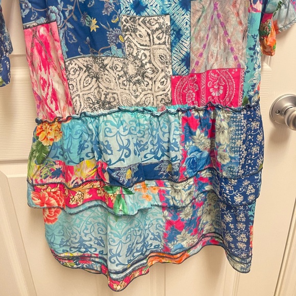 Feathers by Tolani Colorful Multi Pattern Dress - Picture 11 of 14